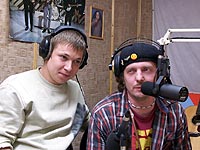 Бадун и Михаил Башаков в эфире Первого радио